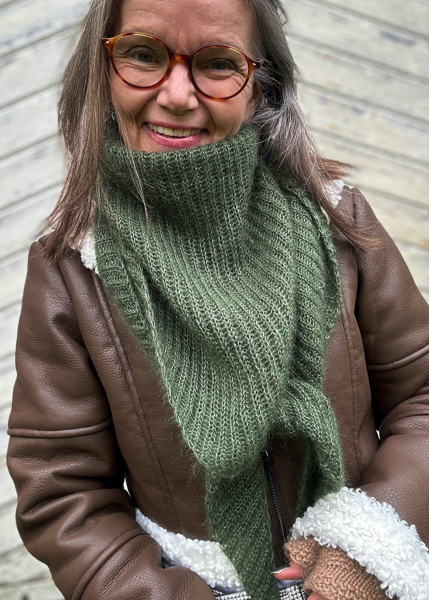 Pattern Fluffy Skjerf / Fluffy Scarf