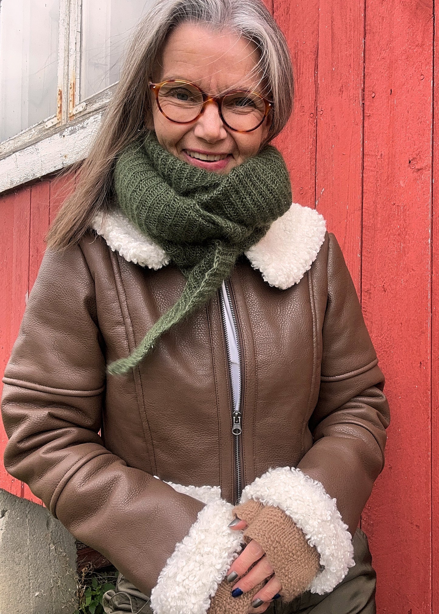 Pattern Fluffy Skjerf / Fluffy Scarf