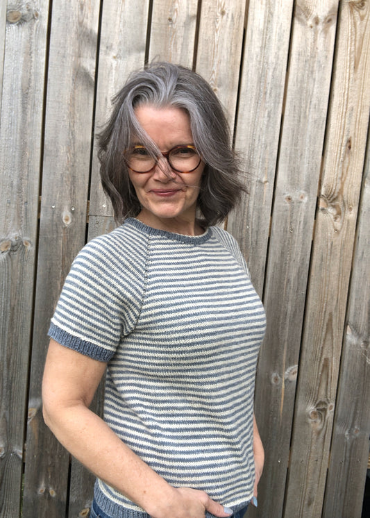 Oppskrift StripeStrikk jumper