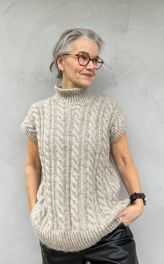 Pattern - Cable Slipover / FletteVesten