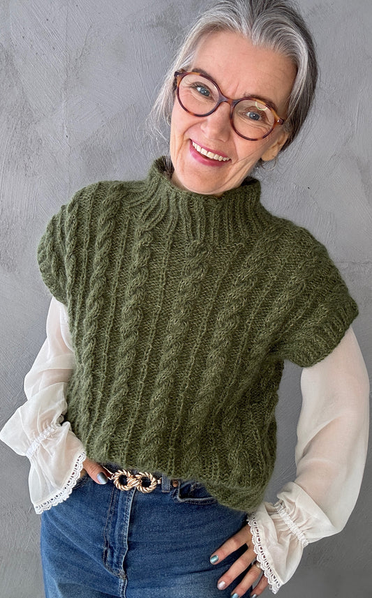 Pattern FletteVest 2 - Cable Slipover 2