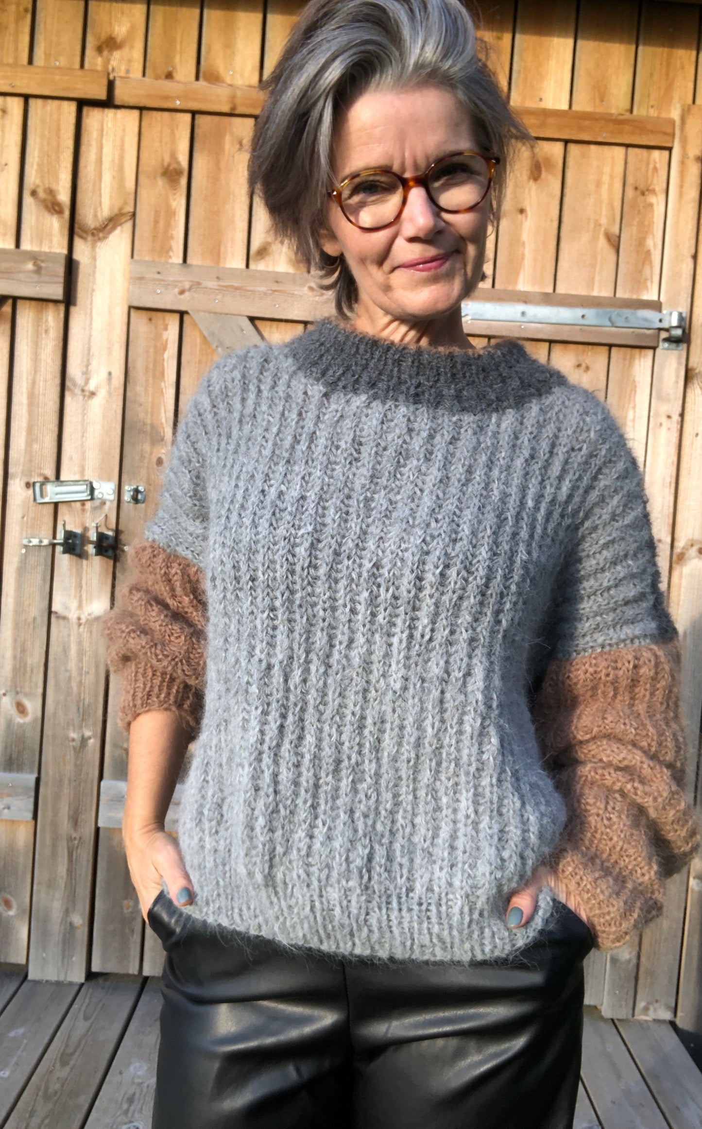 Pattern Cozy Sweater