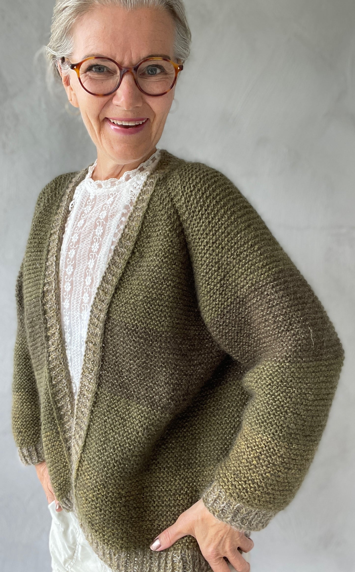 Pattern RilleStrikk jacket