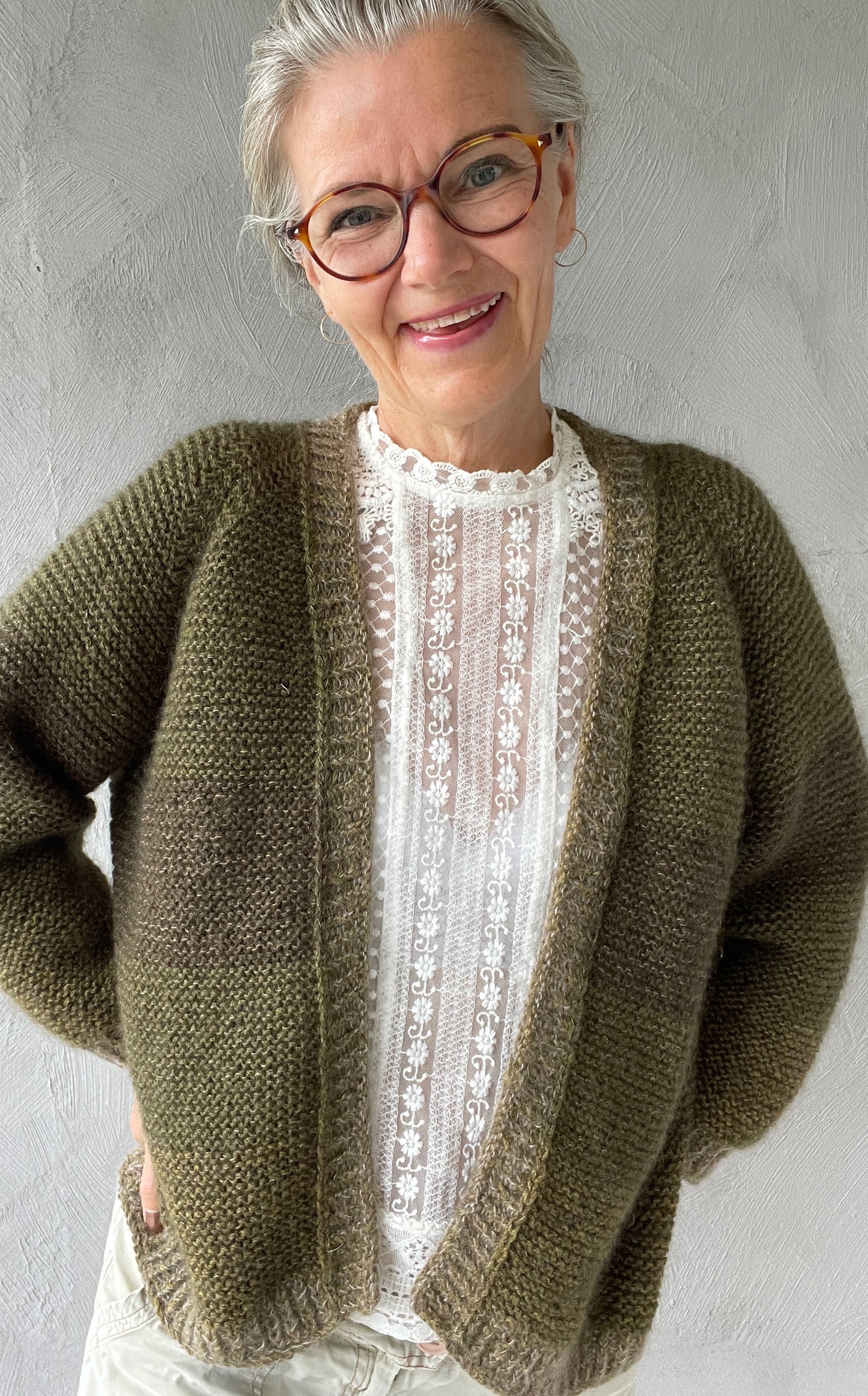 Pattern RilleStrikk jacket