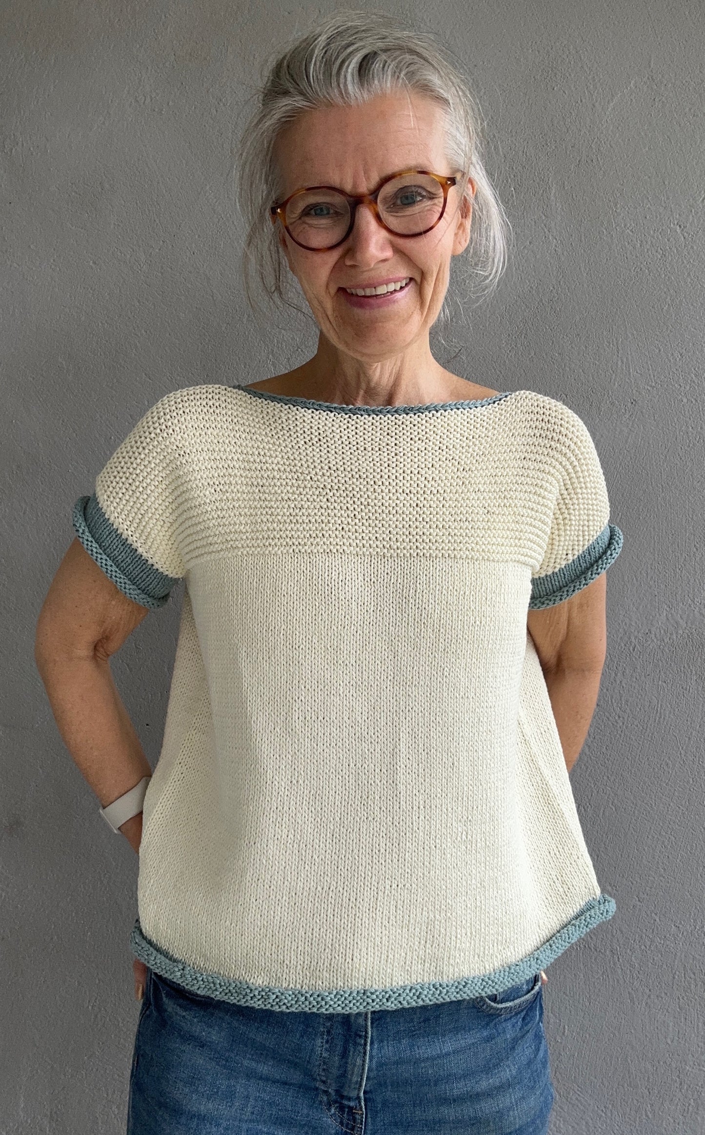 Enkel Jumper 2.0 / Pull Simple - Modèle tricot Français