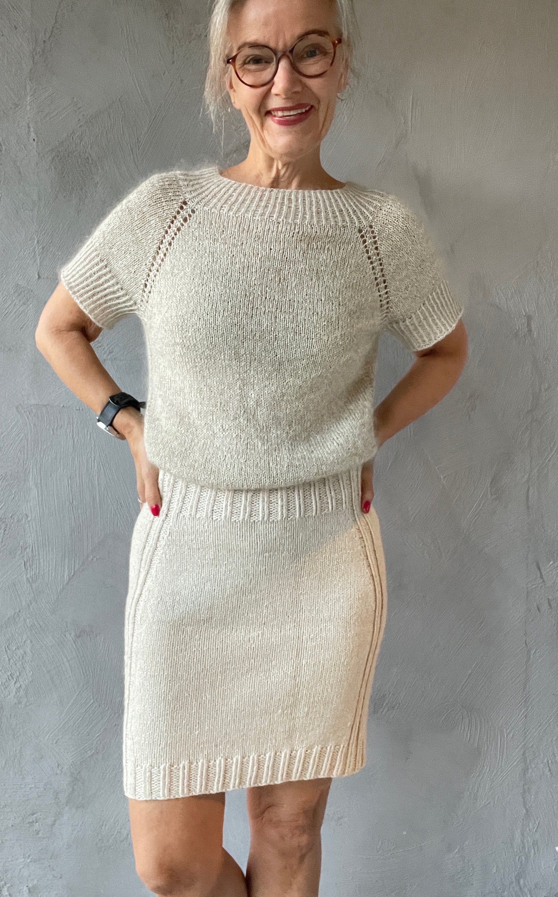 Jupe simple Modele tricot Francais arnhildskatvedt