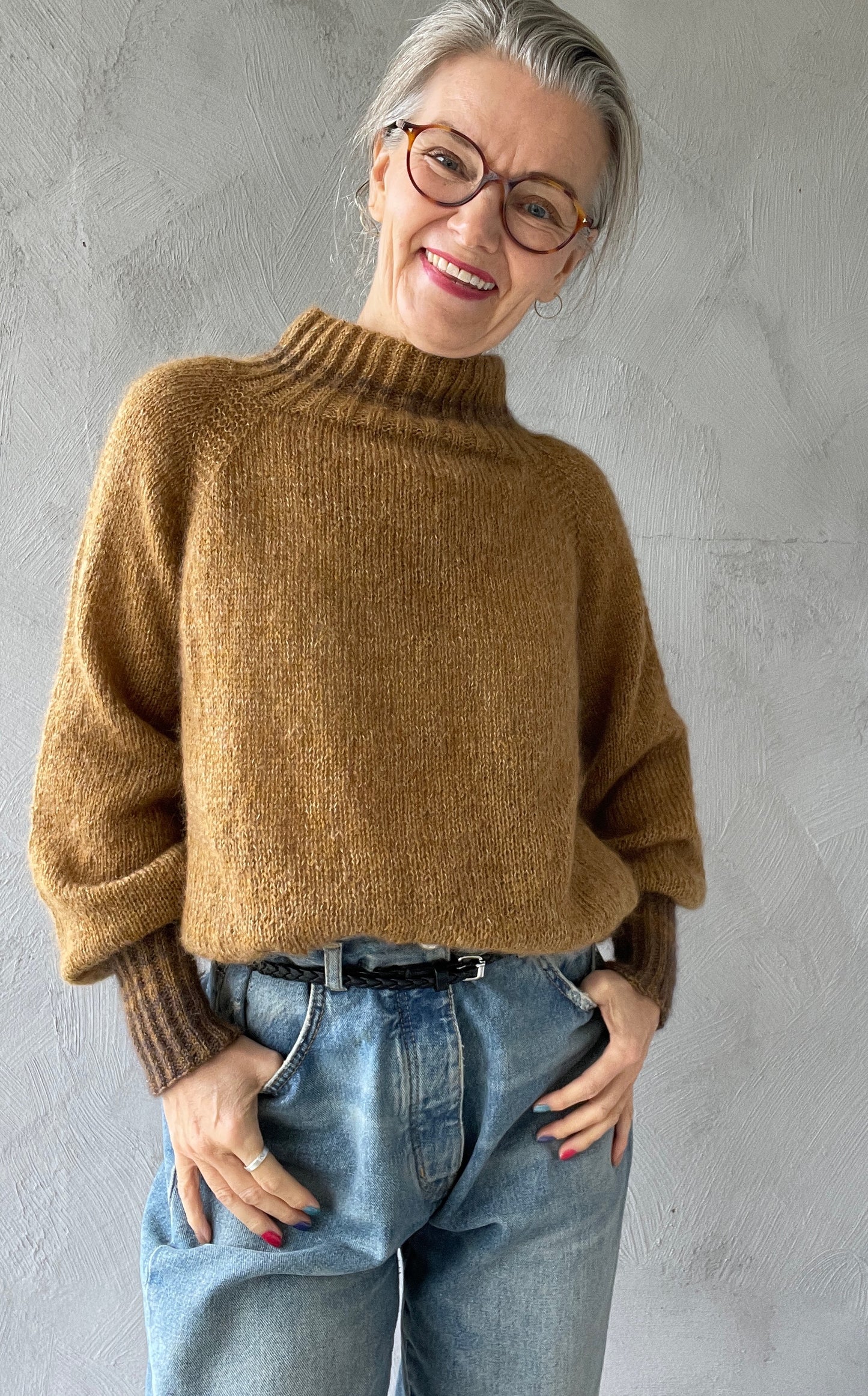 Pattern Tara Genser striper vrangbord / Tara Pullover - striped cuffs