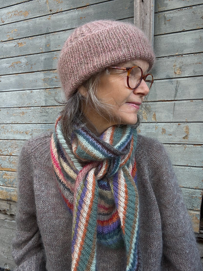 Oppskrift Venne Luen - Silk Mohair style