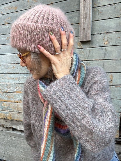 Oppskrift Venne Luen - Silk Mohair style