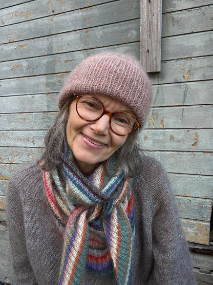 Oppskrift Venne Luen - Silk Mohair style