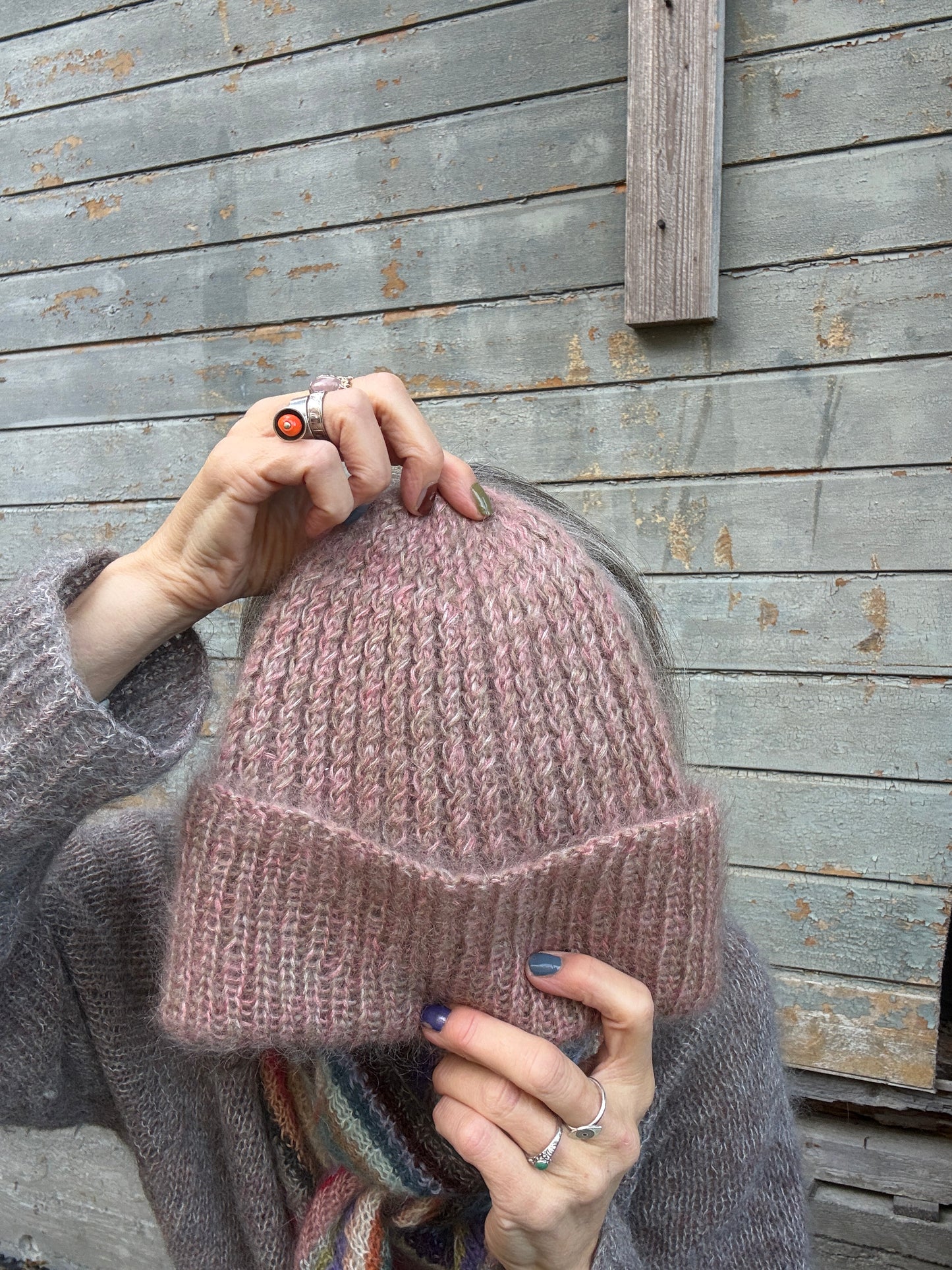 Oppskrift Venne Luen - Silk Mohair style