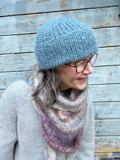 Oppskrift Venne Luen - Silk Mohair style