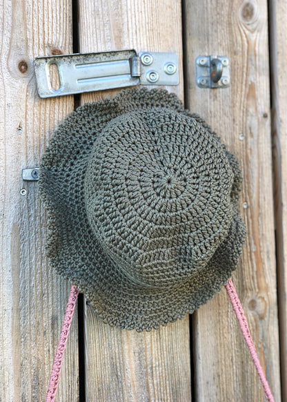 Oppskrift Enkel hatt og veske - My Summer hat og My Summer bag