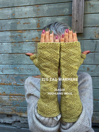 Oppskrift til Zig Zag Warmers